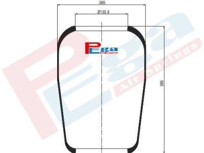 P10.768.R Пневморессора W01-095-0213 чулок (Pega P10.768.R Пневморессора W01-095-0213 чулок)